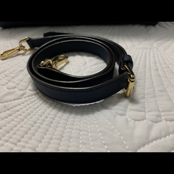 Selma Medium Saffiano Leather Satchel (Navy Blue) - Picture 10 of 10